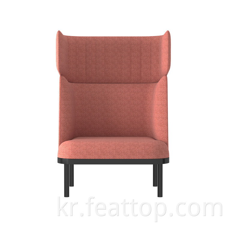 고품질 북유럽 디자인 라운지 소파 높은 등 뒤 긴 의자 수면 휴식 라운지 의자